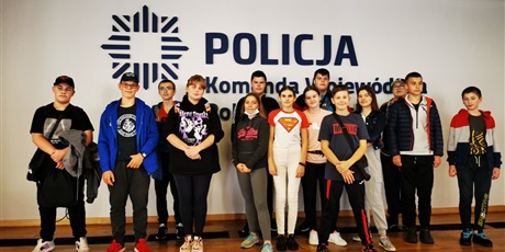 Wyjście do Komendy Wojewódzkiej Policji w Gdańsku